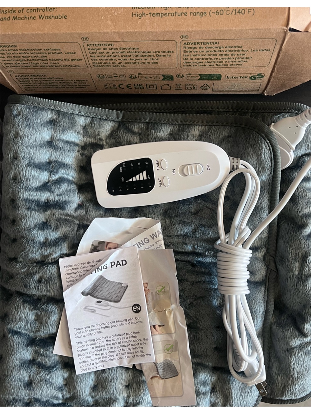 New heating pad 24x12